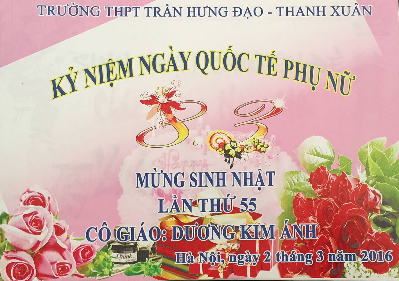 Sinh nhật lần thứ 55 của c� gi�o Dương Thị Kim �nh